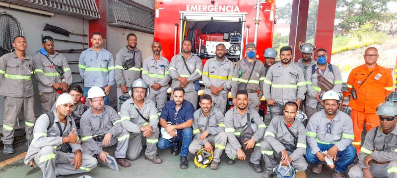 Treinamento de Manuseio de Extintores de Incêndio