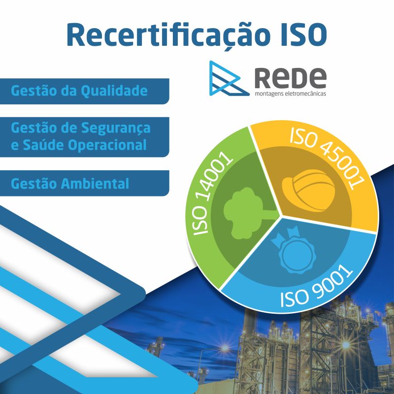 Comprometimento e Resultados: Recertificação ISO.